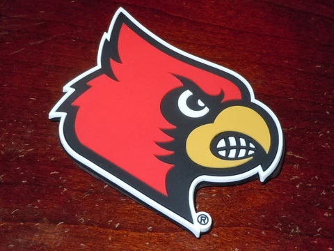 LOUISVILLE CARDINALS Vintage NCAA ACC RUBBER FRIDGE MAGNET Standings Board Cover