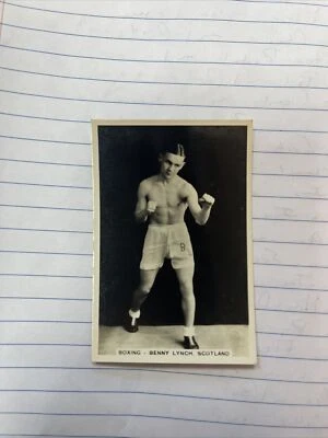 1935 J.A. Pattreiouex Sporting BOXING #49 BENNY LYNCH. HOF ROOKIE - Image 1 of 4