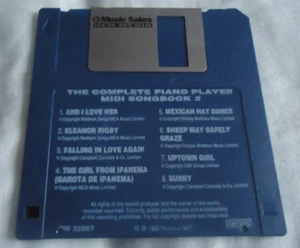 Amiga Format Game Disk The Complete Piano Player Midi Songbook 2 - Picture 1 of 1