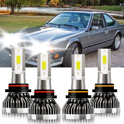 Kit combinado de bombillas de haz alto bajo 100W 9005 9006 LED para BMW L6 1987-1987 Foto 1 de 4