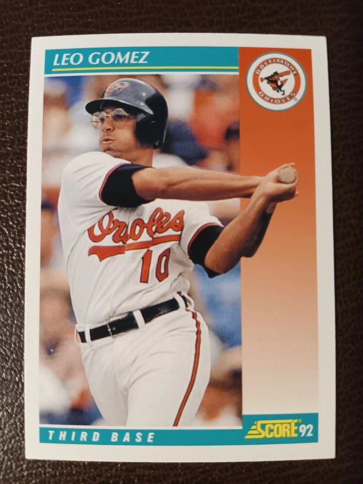 LEO GOMEZ BALTIMORE ORIOLES 1992 SCORE BASEBALL CARD #240 - Image 1 of 1