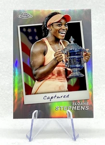 Sloane Stephens 2024 Topps Chrome Captured #CTD-SS - Picture 1 of 2