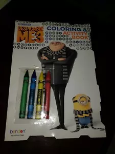 Bendon Illumination Despicable Me 3 Coloring & Activity Book with 4 Crayons - Picture 1 of 4