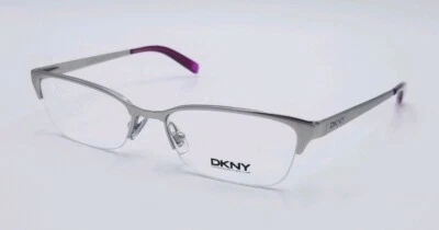 Anteojos DKNY DY5627 1029 Halfrim plateados/púrpura 51x16-135 solo con marco #1977 Foto 1 de 4