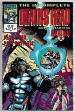 The Incomplete Death's Head #1 Die-Cut Card Cover VFN (1993) Marvel Comics UK