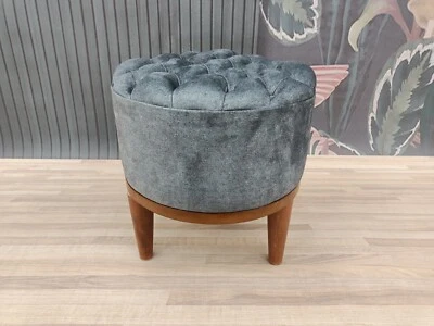 Chesterfield ottoman, Footstool bench, Bean bag bench, Desk stool, Tripod stool - Image 1 of 4