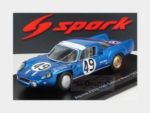 1:43 SPARK Renault Alpine A210 #49 Le Mans 1967 De Cortanze Le Guellec S5690 Mod - Picture 1 of 2