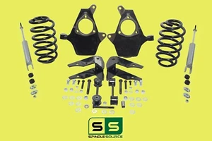 2"/5" Drop Kit + Fr Shocks FOR 2000 - 06 Chevy GMC Tahoe Yukon Escalade Suburban - Picture 1 of 1