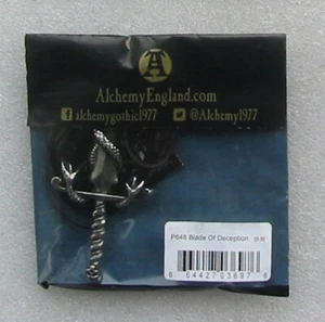 Alchemy Gothic Blade Of Deception Pendant New/Vintage. - Picture 1 of 1