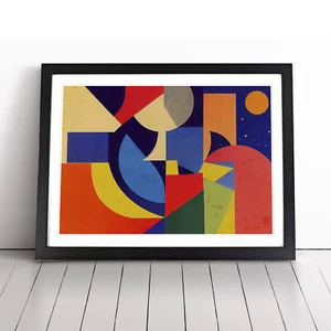 Impressive Abstract Art Framed Canvas Wall Art Print Poster Picture, Home Decor - Picture 1 of 8