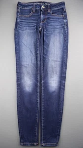 Women's 2018 American Eagle Jegging Jeans Next Level Stretch Low Size 2 (27x28) - Photo 1/10