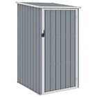 Tidyard Garden Shed With Door Galvanized Steel  Tood Shed Pool Supplies A8m1