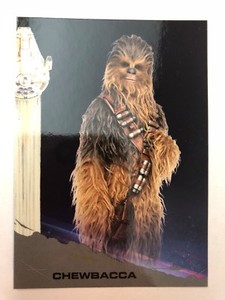 2018 Topps Solo Star Wars Story #4 Chewbacca BLACK NrMint-Mint