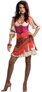 Carmen the Gypsy Fortune Teller Pirate Fancy Dress Halloween Sexy Adult Costume - Picture 1 of 4