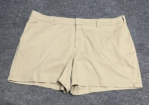 Lane Bryant Damen Shorts 28 hellbraun khaki Stretch Elasthan Freizeit Freizeit neu mit Etikett - Bild 1 von 10