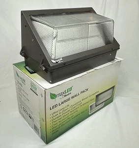 Maxlite WPL80AU50 LED MaxLED LARGE WALL PACK 80W Outdoor Floodlight 91498 - Picture 1 of 11
