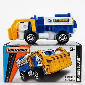 2016 Matchbox Power Grabs #14 Garbage Gulper™ WHITE | BLUE | CITY SERVICES | FSB - Picture 1 of 1