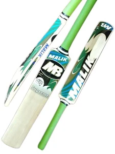 MB Malik Heavy Tennis Ball Cricket Bat "Supreme"    - Picture 1 of 4