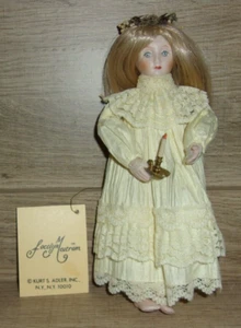 KSA Kurt Adler Collectibles Jocelyn Mostrom Doll w/Dress Holding Candle Ornament - Picture 1 of 4