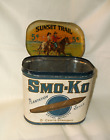 Style plantation vintage SMO-KO ..5 cents cigares droits "Sunset Trail" boîte