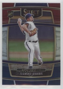 2022 Panini Select Concourse Tri-Color Prizm Aaron Ashby #10 Rookie RC