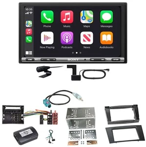 Sony XAV-AX3250 DAB+ Bluetooth CarPlay USB Einbauset für Mercedes W211 CLS W219 - Bild 1 von 1