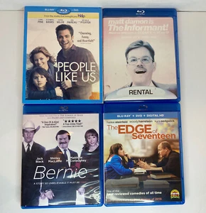 Blu-ray Lot - Drama/Comedy People Like Us, Edge of Seventeen +2 More With Cases - Picture 1 of 5