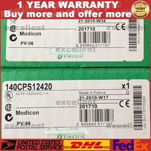 Schneider Electric 140CPS12420 Modicon 140CPS12420 NEW 1pcs - Picture 1 of 1