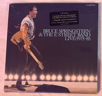 Bruce Springsteen & The E Street Band Live 1975-85 3 Cassettes Set New Sealed - Image 1 of 3