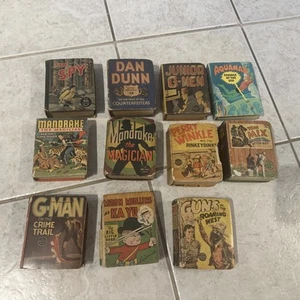 Große kleine Bücher, 11 Stück.. Tim Mix.. G-Man.. Perry Winkle.. Dan Dunn & mehr!!! - Bild 1 von 24