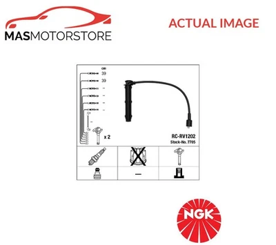 IGNITION CABLE SET LEADS KIT NGK 7705 A FOR ROVER 45,25,75 1.8L,1.4L,1.6L - Image 1 of 4