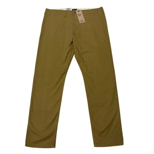 Levis 502 Pants Mens Size 36x32 Tan Regular Taper Chino Khakis Stretch  - Picture 1 of 11