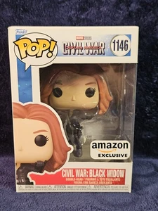 Funko Pop! Civil War: Black Widow 1146 exclusivo de Amazon Marvel Studio nuevo - Imagen 1 de 6