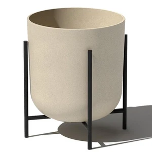 Mason Series Raised Lima Planter - Round Planter for Patio/Balcony | Plastic ... - Picture 1 of 9