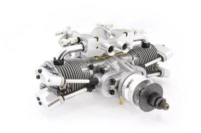 SAITO FA-182TD 2-Zylinder 4-Takt Twin Plug Flugmotor RC Modellbau Nitro Motor - Bild 1 von 4