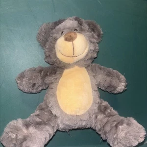 Teddy Mountain Plush Grey Teddy Bear - Picture 1 of 3