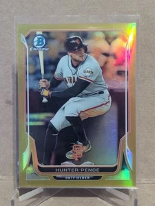 2014 Bowman Chrome Gold Refractors #16/50 Hunter Pence - Picture 1 of 2