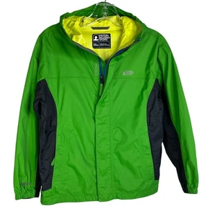Eastern Mountain Sports EMS Waterproof Shell Windbreaker Jacket Kids M Green - Picture 1 of 10