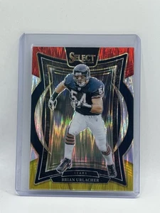 BRIAN URLACHER HOF 2024 Select Red-Yellow Shock Prizm #13 Chicago Bears - Picture 1 of 2