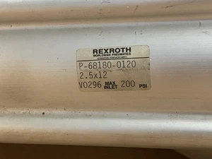 REXROTH V0296 Druckluft pneumatischer 2 1/2” x 12” 200 PSI Druckluftantrieb - Bild 1 von 2