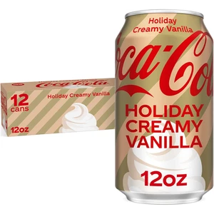 Holiday Creamy Vanilla Fridge Pack Cans, 12 Fl Oz, 12 Pack - Picture 1 of 12