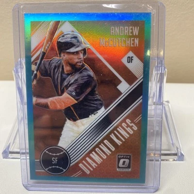 Donruss Optic Andrew MCCUTCHEN SP 2018 Blue Prizm SP #131/299 Giants Foto 1 de 2