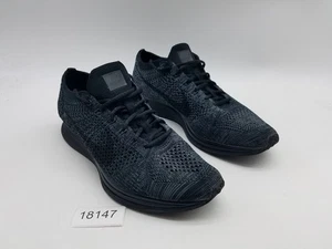 Nike Flyknit Racer Para hombres Talla 8 Zapatos para Correr Negros - Imagen 1 de 12