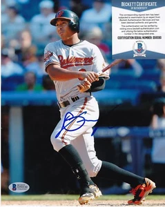 JONATHAN SCHOOP BALTIMORE ORIOLES BECKETT AUTHENTICATED ACTION SIGNED 8x10 - Picture 1 of 1