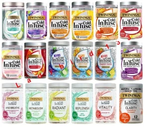 Twinings Cold Infuse for Water Bottles 10 Flavours to Choose From - Picture 1 of 18