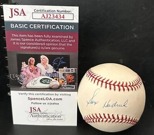George Hendrick A’s, Indians, Cardinals, ROMLB signed baseball,… 2= (JSA Auth.) - Picture 1 of 9
