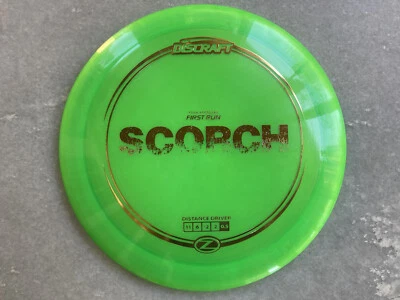 Discraft First Run Elite Z Scorch-Green w Metallic Gold Foil - Image 1 of 4
