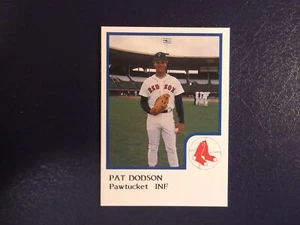 1986 Pro Cards Baseball Pawtucket Red Sox Pat Dodson - Picture 1 of 2