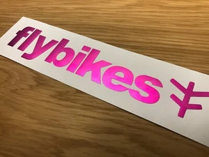 FLYBIKES BMX CUSTOM Sticker Decal die cut vinyl Bike MTB DH VAN Camper UK - Picture 1 of 27