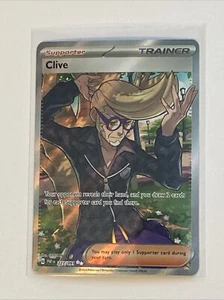 Clive 227/091 - Pokemon TCG Paldean Fates (2024) - NM - Full Art - Holo - Picture 1 of 2
